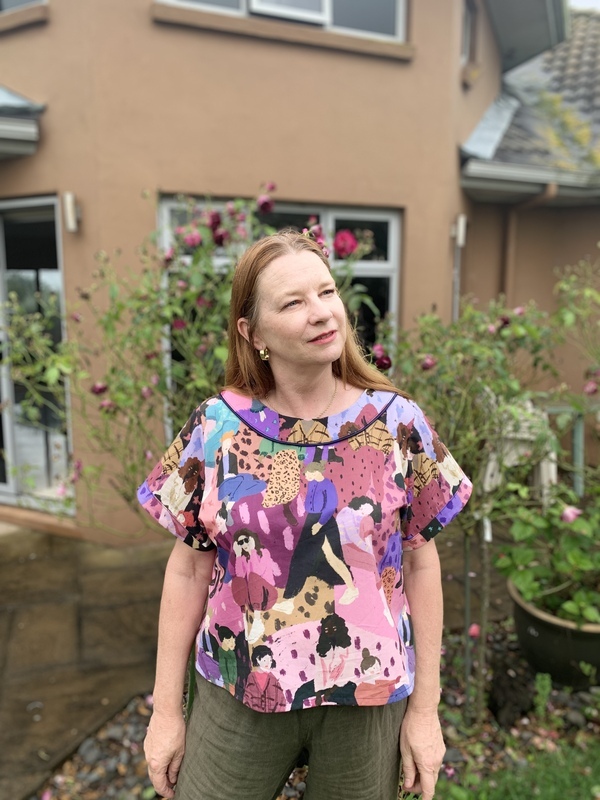 Closet Core Patterns Cielo Top & Dress 20 pattern review by Silknvintagetc