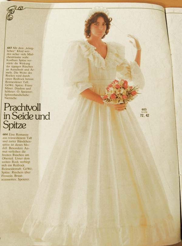 Burda Princess Diana Wedding Dress 151984603 pattern review by