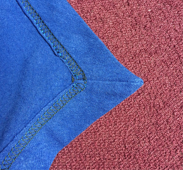 Miter corners for rightangled hem in garments Sewing Tip by sokelly27