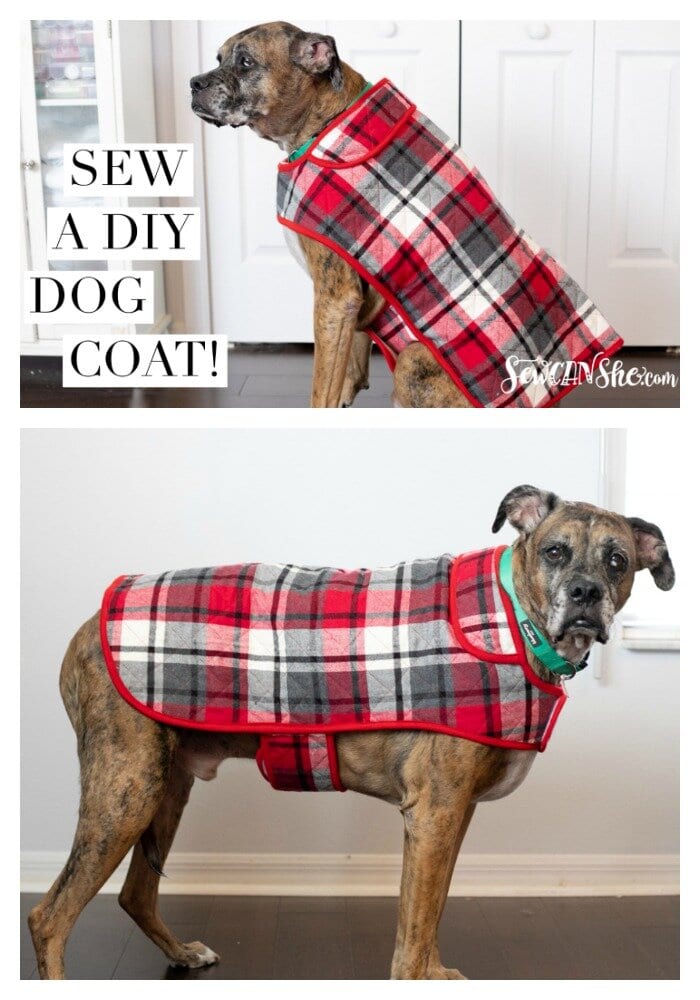 DIY Dog Coat FREE Sewing Tutorial Sewing 4 Free