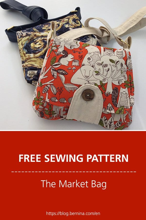The Market Bag FREE Sewing Pattern and Tutorial Sewing 4 Free