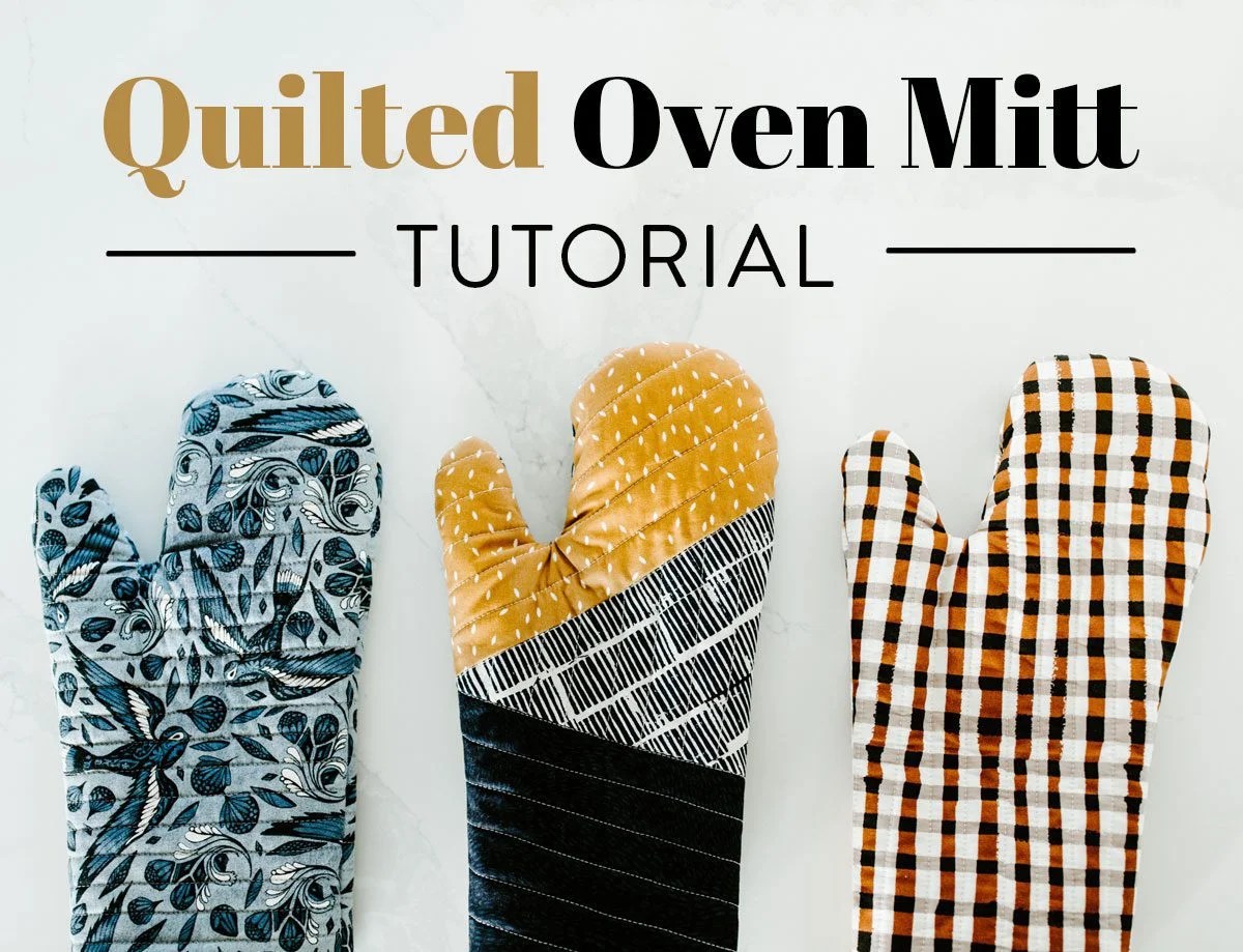 Quilted Oven Mitt FREE Tutorial Sewing 4 Free