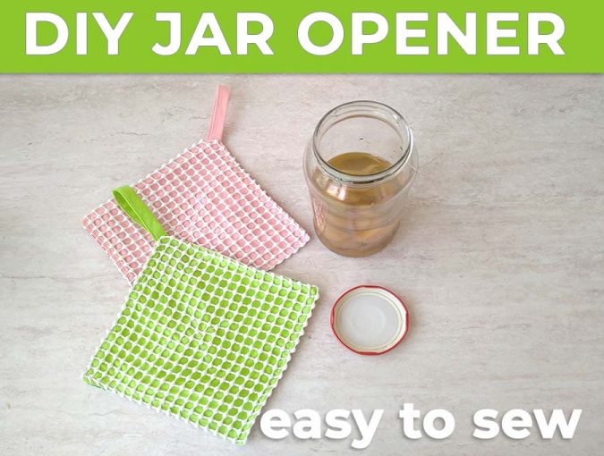 DIY Jar Opener FREE Sewing Tutorial Sewing 4 Free