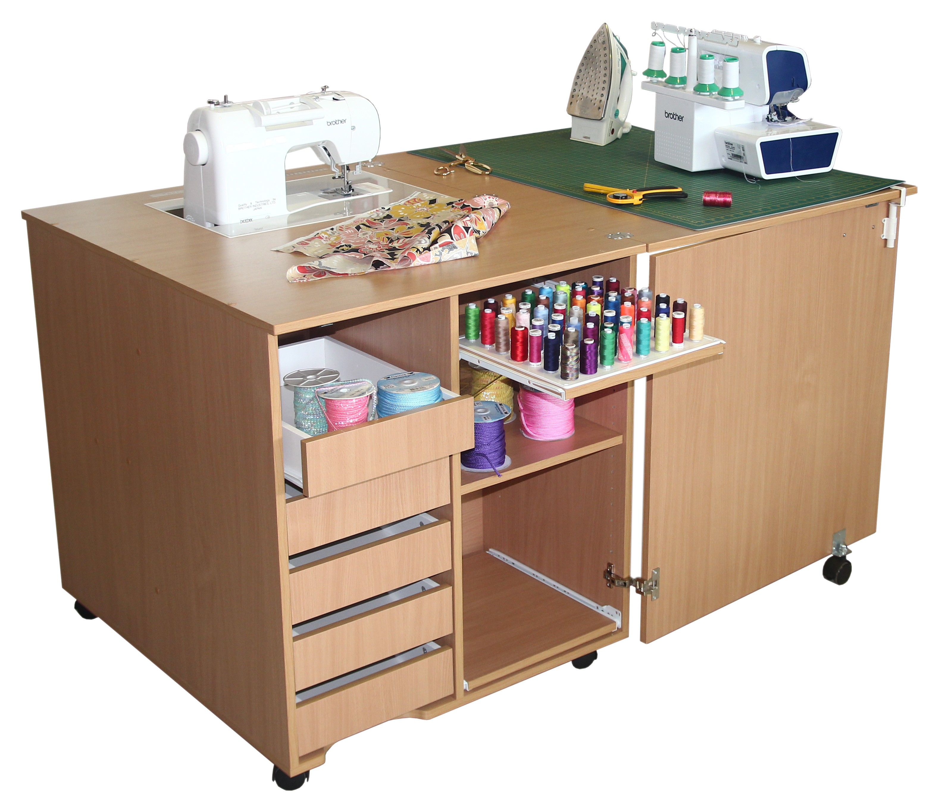 COMFORT 1Q+ Sewing machine and overlocker table