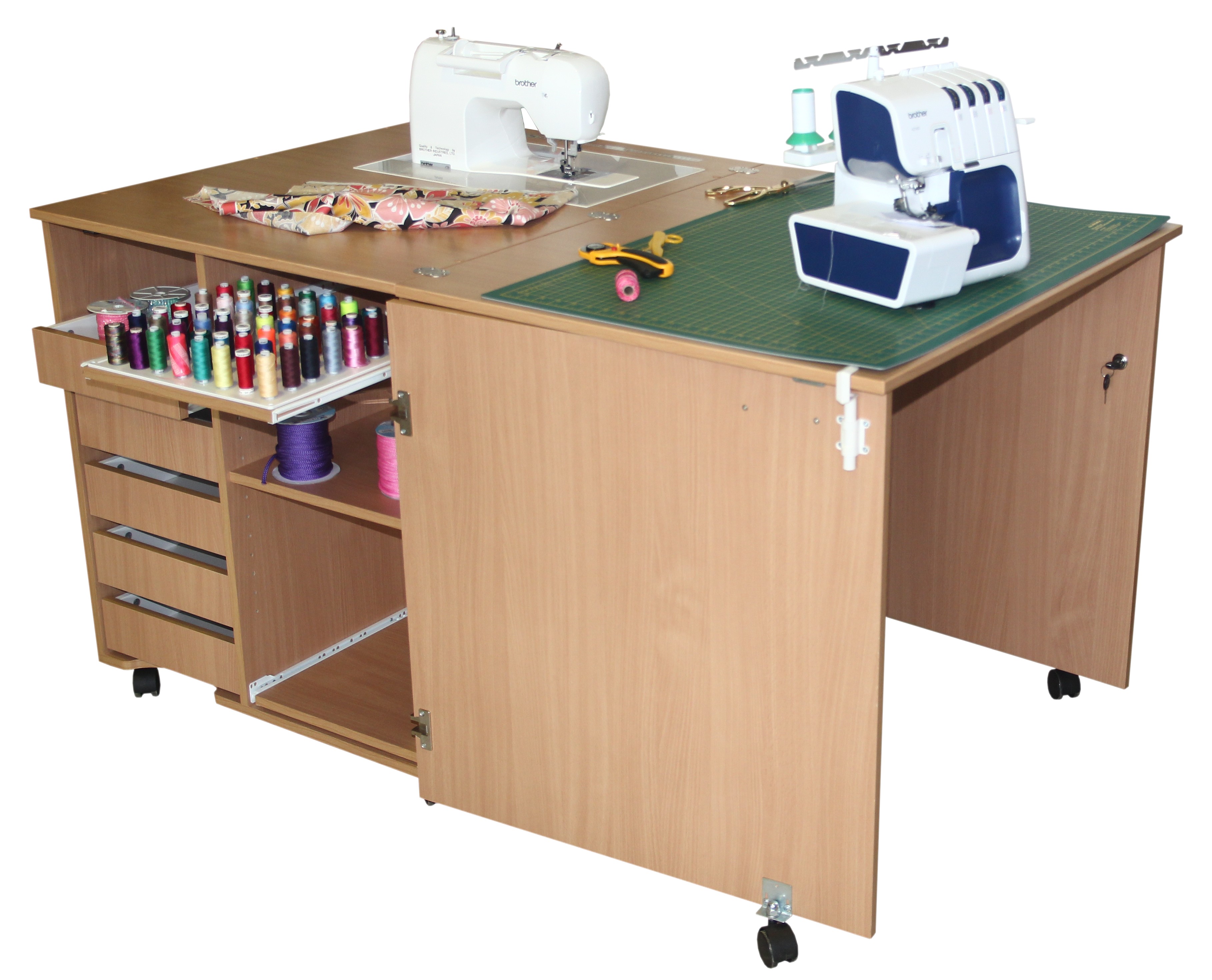 COMFORT 1Q+ Sewing machine and overlocker table