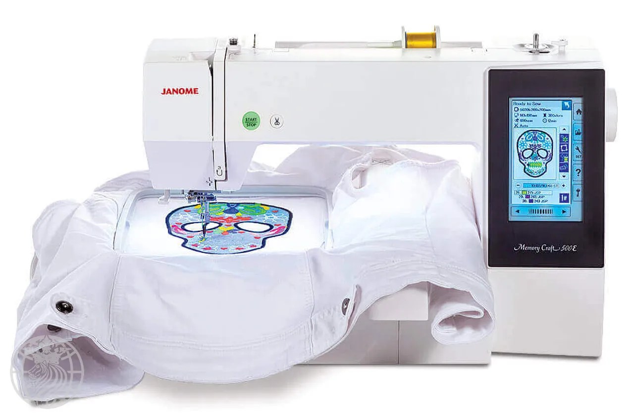 Вышивальная машина Janome Memory Craft 500E (MC 500E) купить в