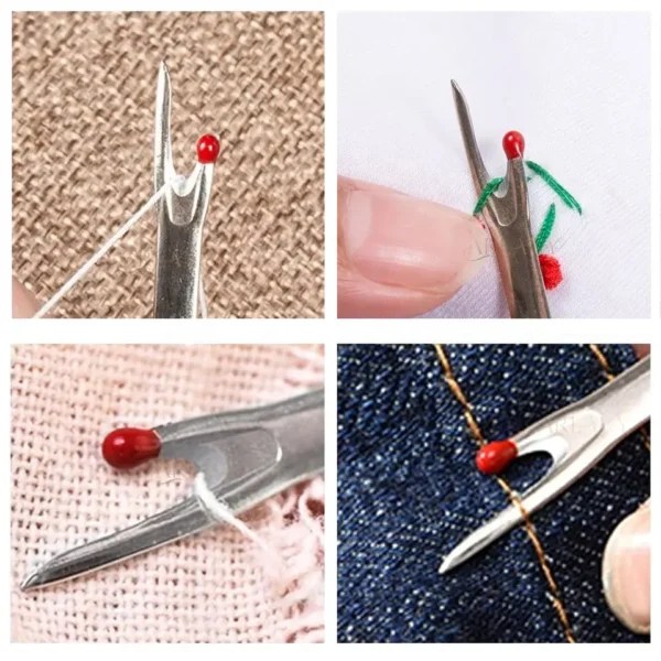 Seam Ripper Stitch Removal Tool for Sewing/Crafting Removing Threads Hair Weft Removal Tool