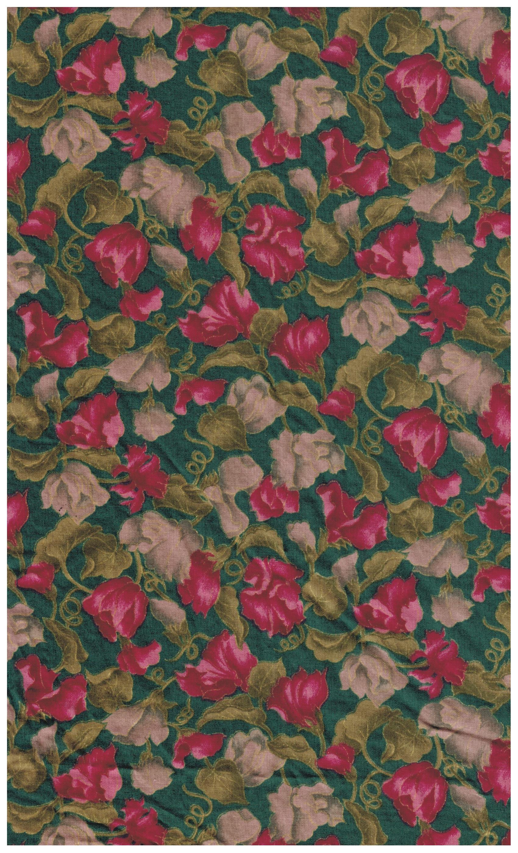 Hoffman California Fabrics Windsor Collection Rose Print Quilting