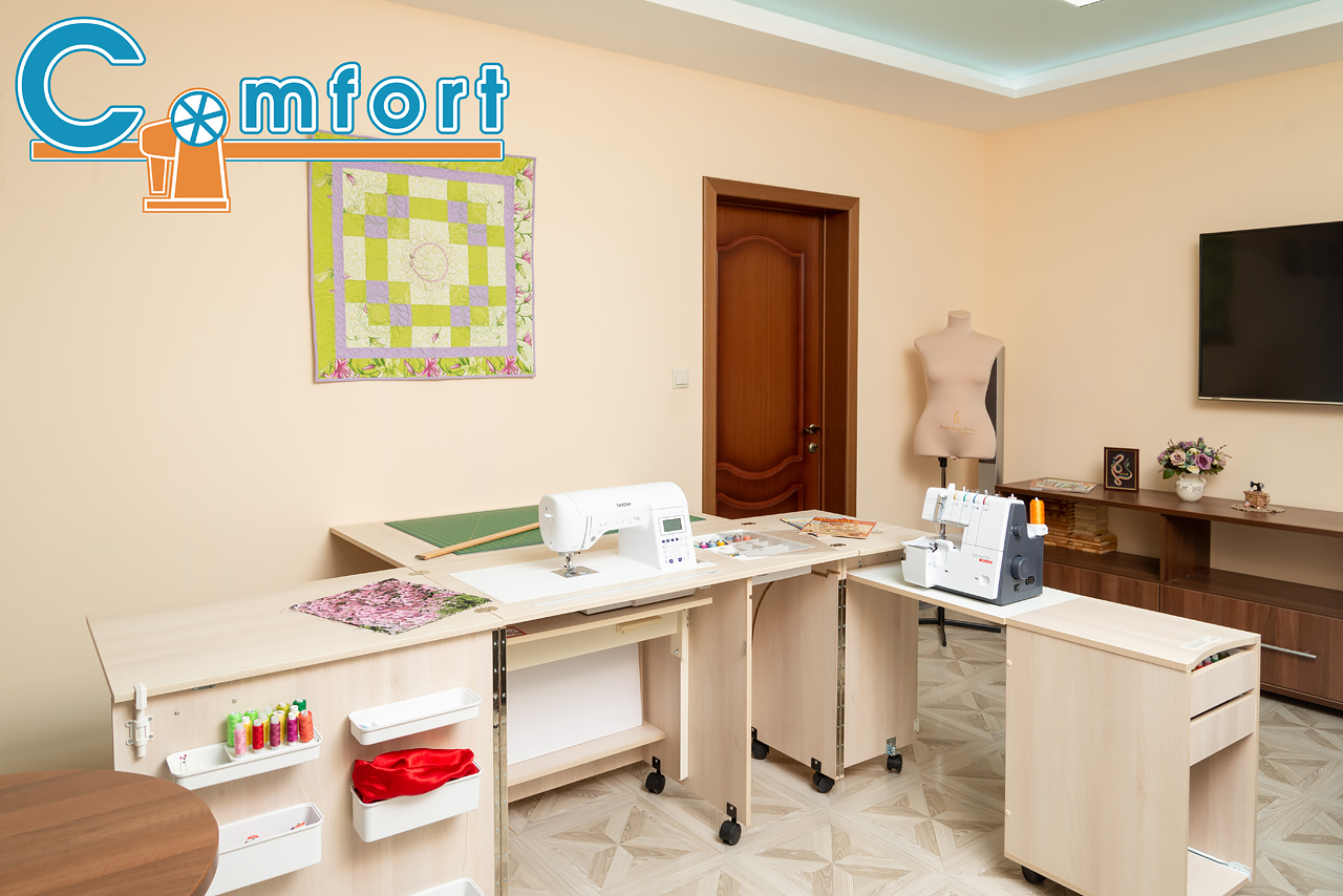 COMFORT 4 Sewing machine and overlocker table (C4L/C4XL) Sewing