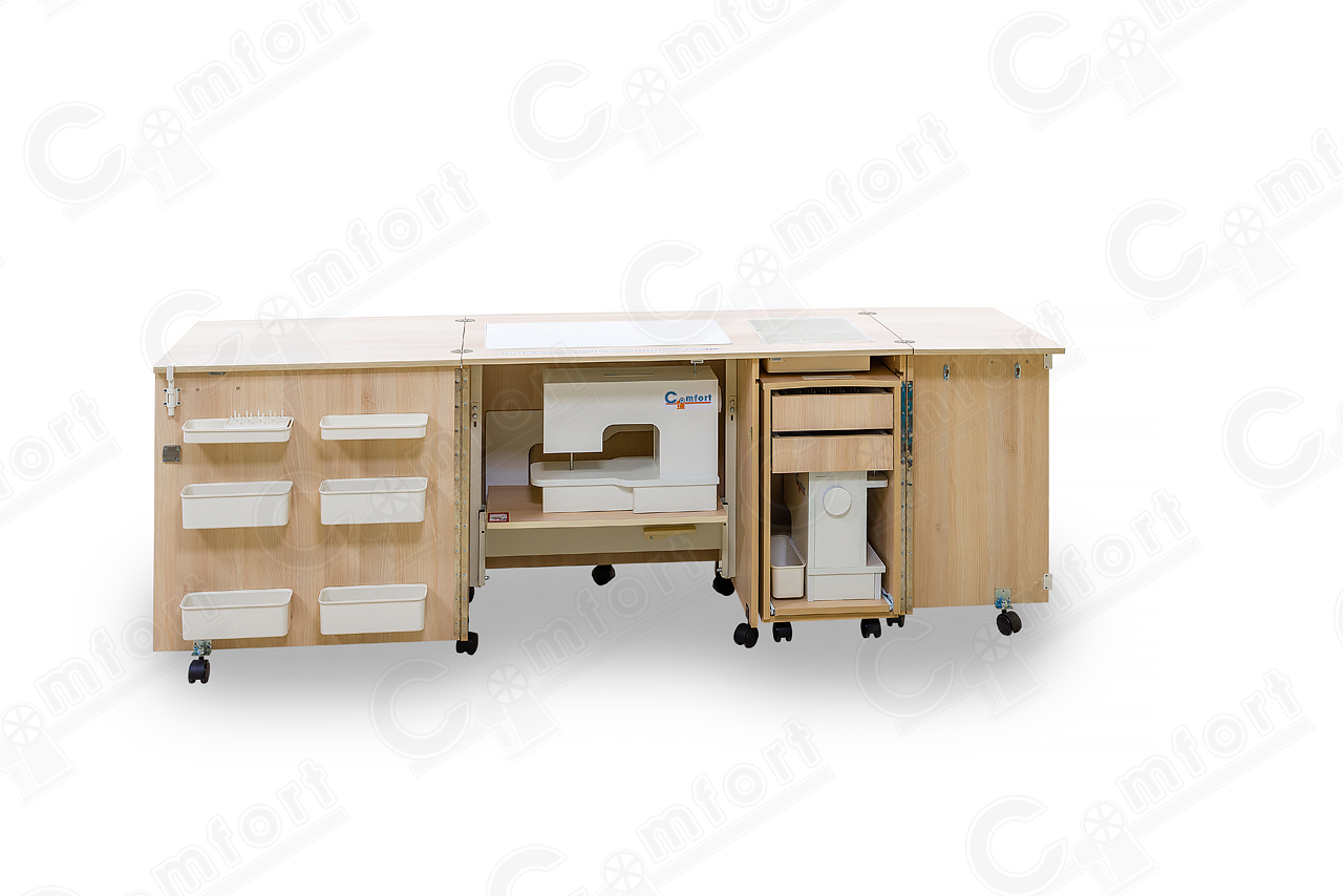 COMFORT 4 Sewing machine and overlocker table (C4L/C4XL) Sewing