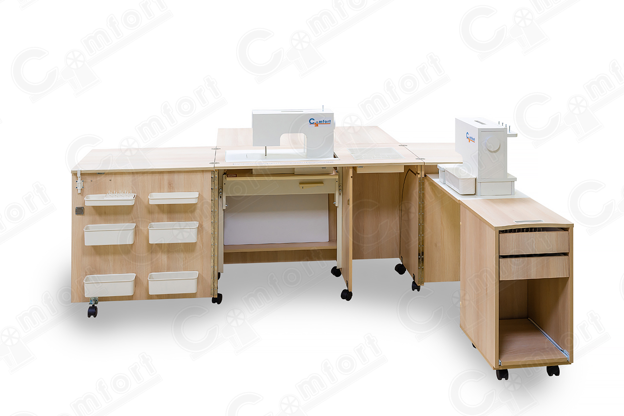 COMFORT 4 Sewing machine and overlocker table (C4L/C4XL) Sewing