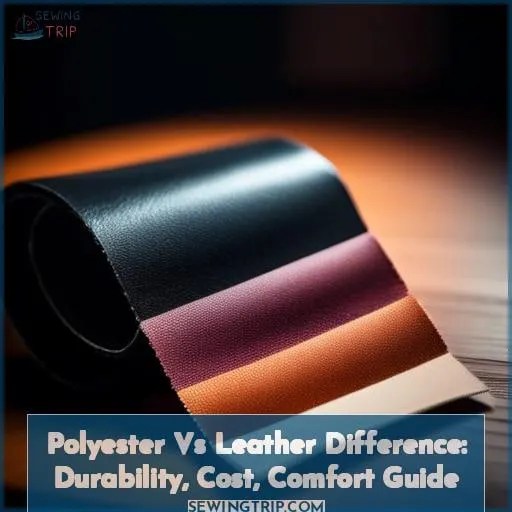 Polyester vs Leather Difference Durability, Cost, Comfort Guide