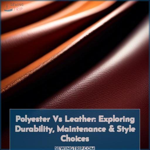 Polyester Vs Leather Exploring Durability, Maintenance & Style Choices
