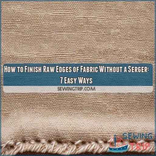 How to Finish Raw Edges of Fabric Without a Serger 7 Easy Ways