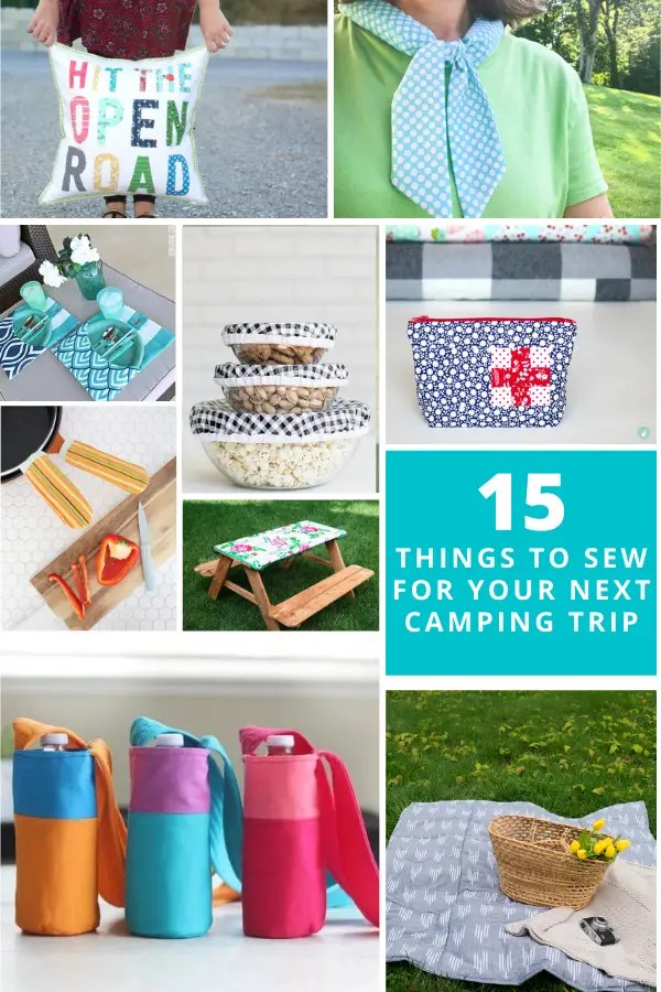 Things to Sew for Your Next Camping Trip Sewing With Scraps