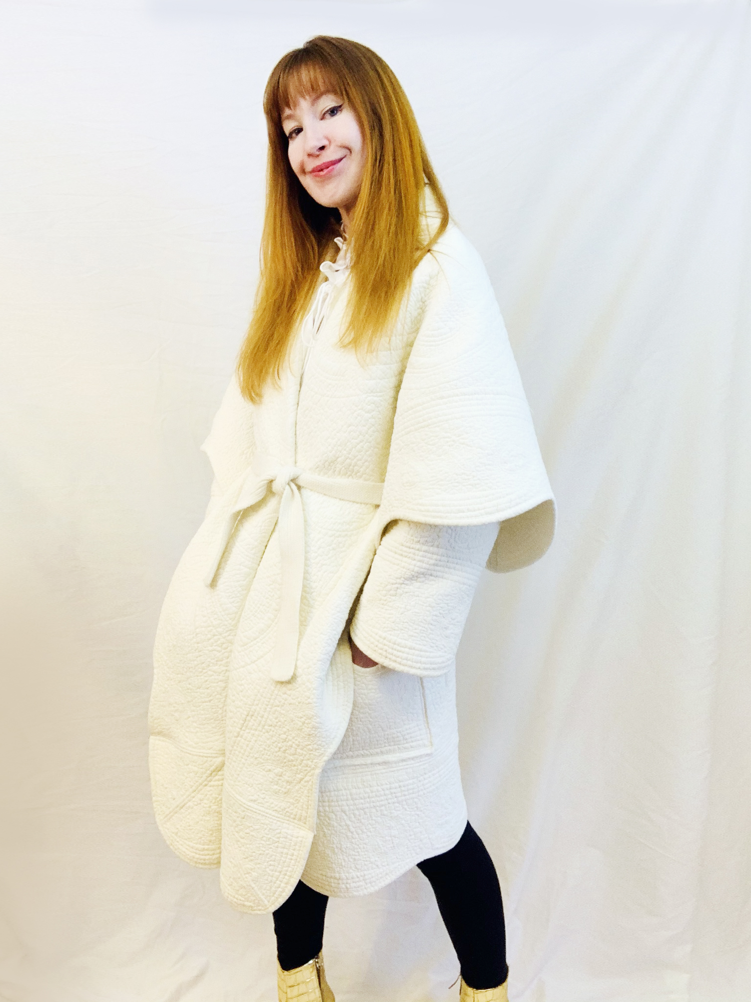 Upcycled Blanket Coat Sew Lets Go