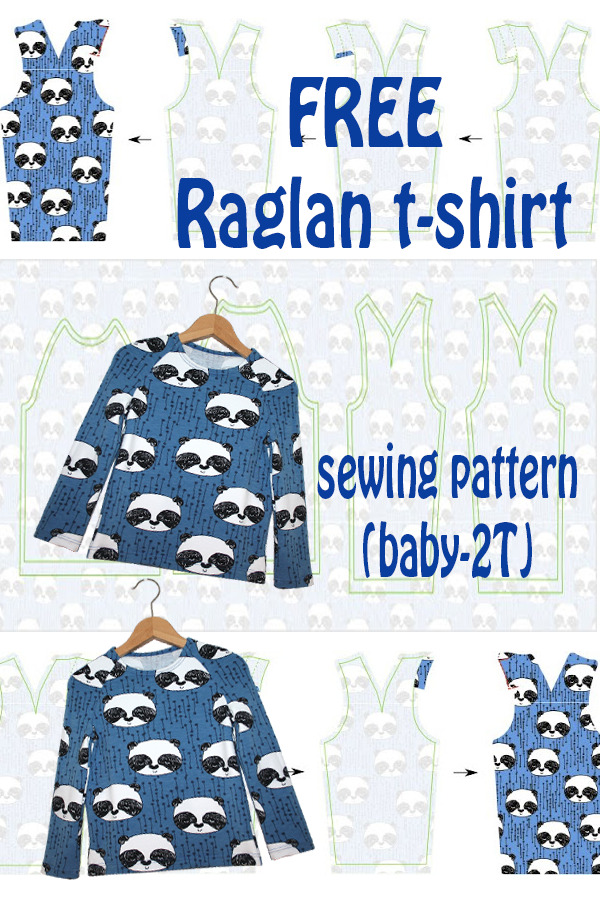 FREE Raglan TShirt sewing pattern (Baby2T) Sew Modern Kids