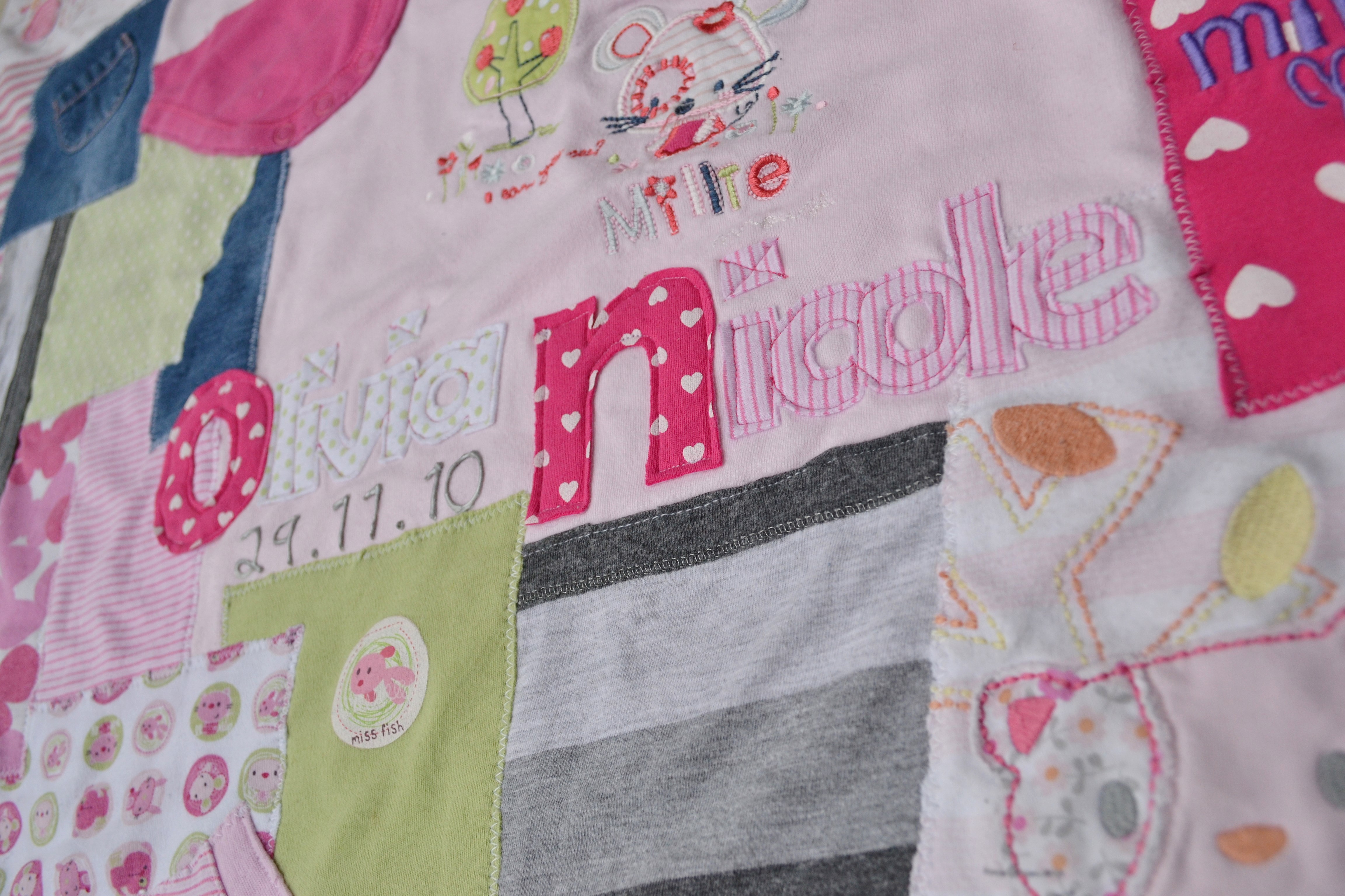 The Memory Blanket Story A final look! Sewn Away