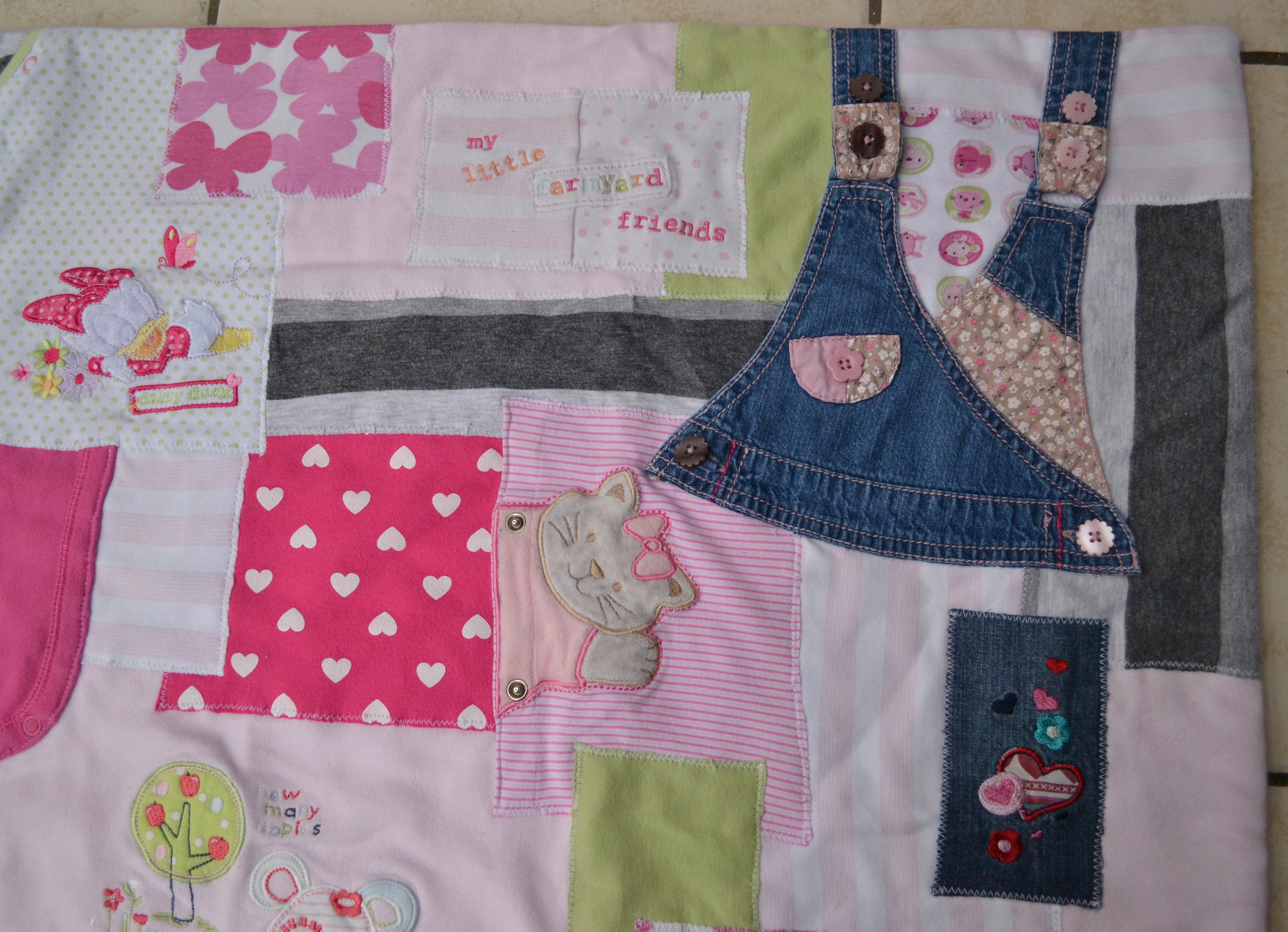 The Memory Blanket Story A final look! Sewn Away