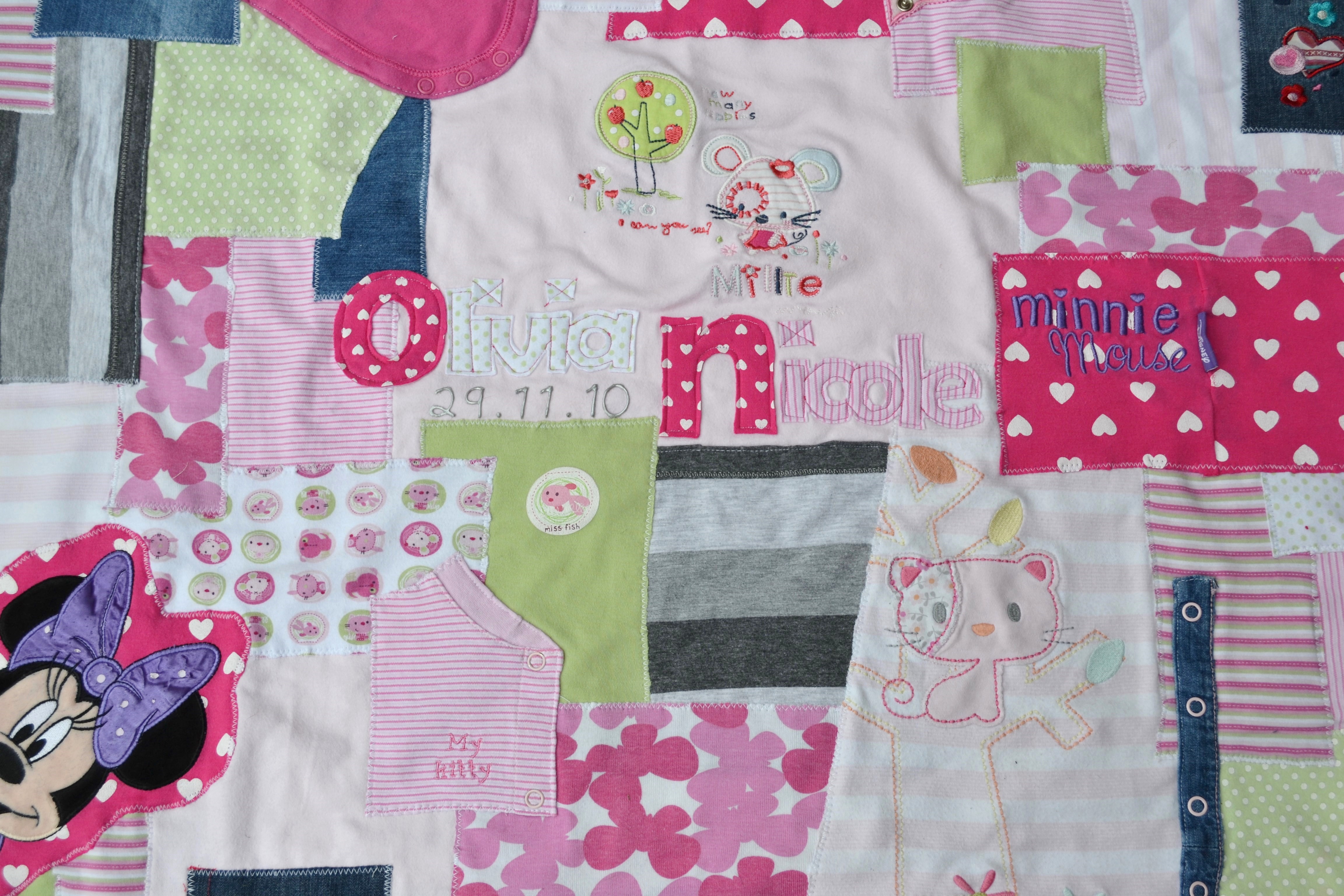 The Memory Blanket Story A final look! Sewn Away