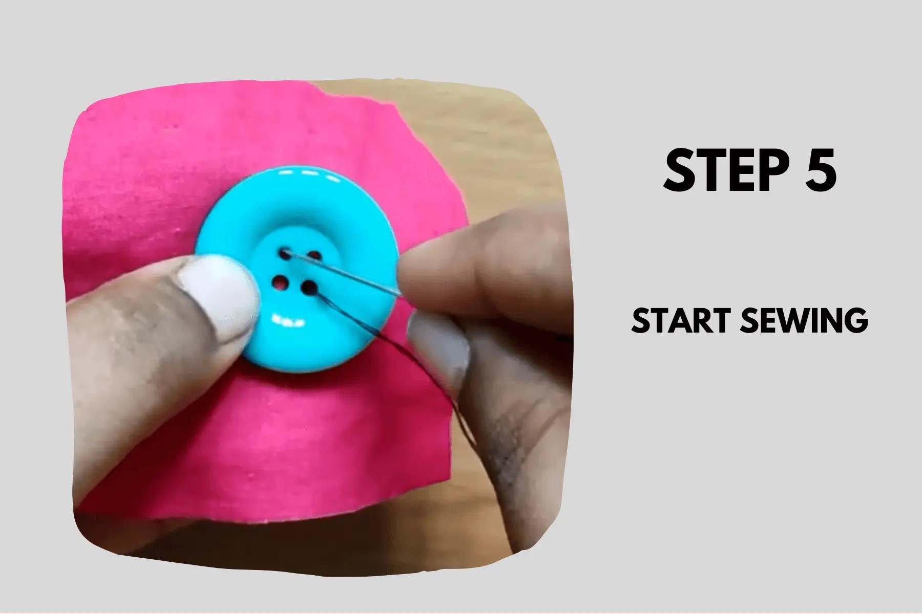 HOW TO SEW ON A BUTTON WITH 4 HOLES BASIC GUIDE