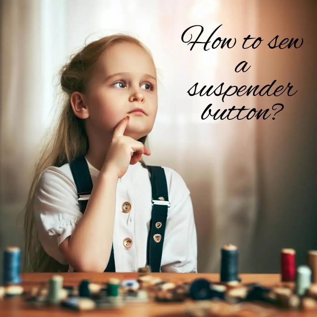 HOW TO SEW SUSPENDER BUTTONS 6 EASY STEPS & PICTURES