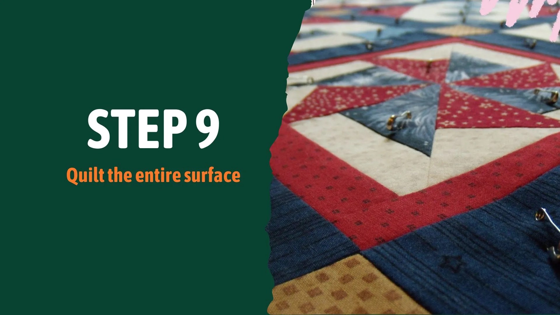 HOW TO QUILT ON A REGULAR SEWING MACHINE 13 BASIC STEPS