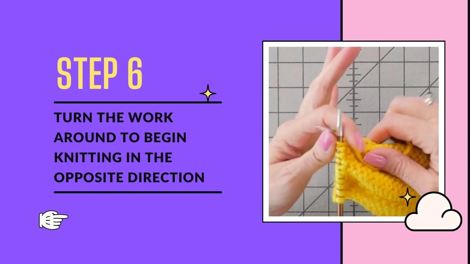 HOW TO KNIT WRAP AND TURN SHORT ROW KNITTING IN EASY WAY