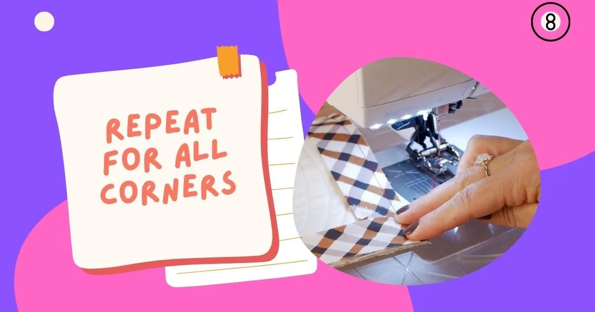 HOW TO MITRE A CORNER ON QUILT BINDING10 EASY STEPS