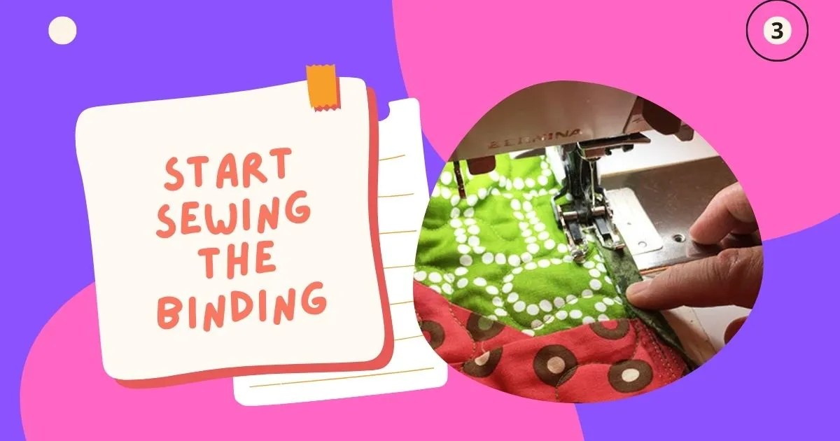 HOW TO MITRE A CORNER ON QUILT BINDING10 EASY STEPS