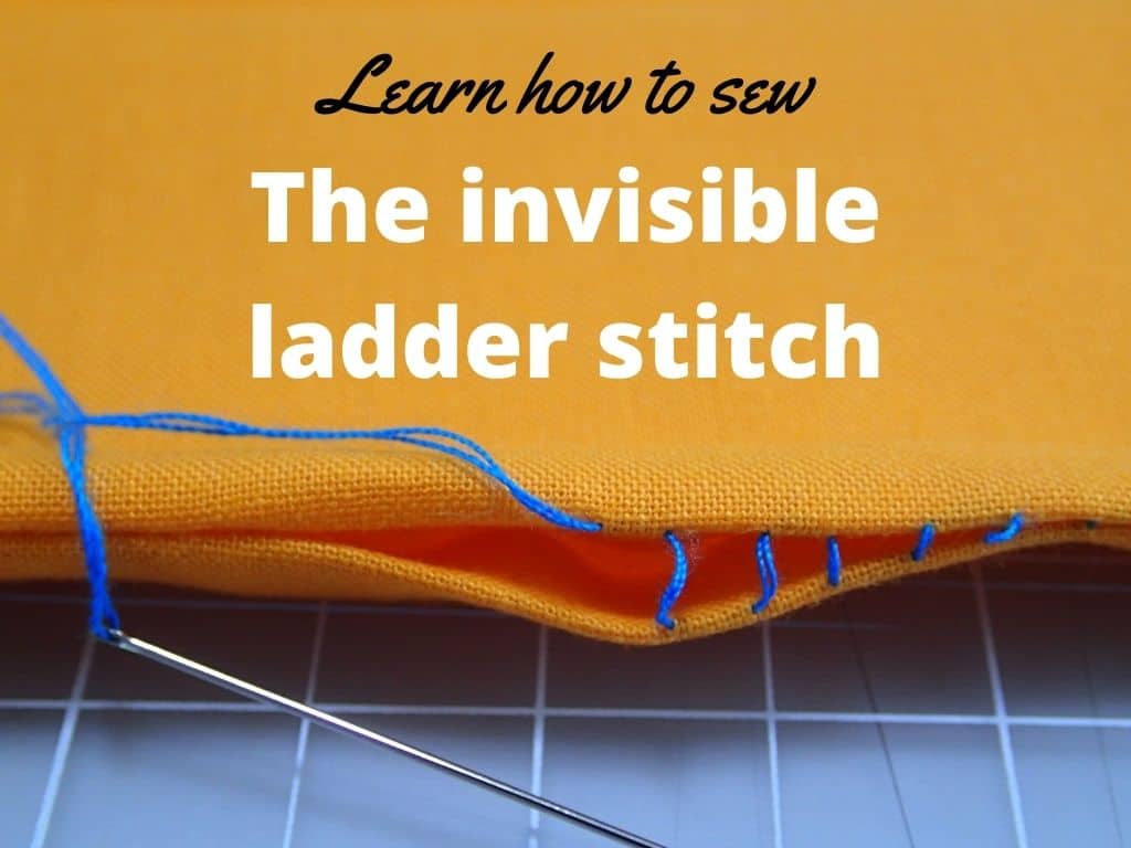 How to sew the invisible ladder stitch, with video Sew Simple Bags