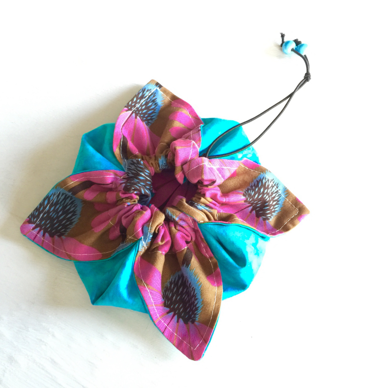 Drawstring Flower Pouch Sewspire
