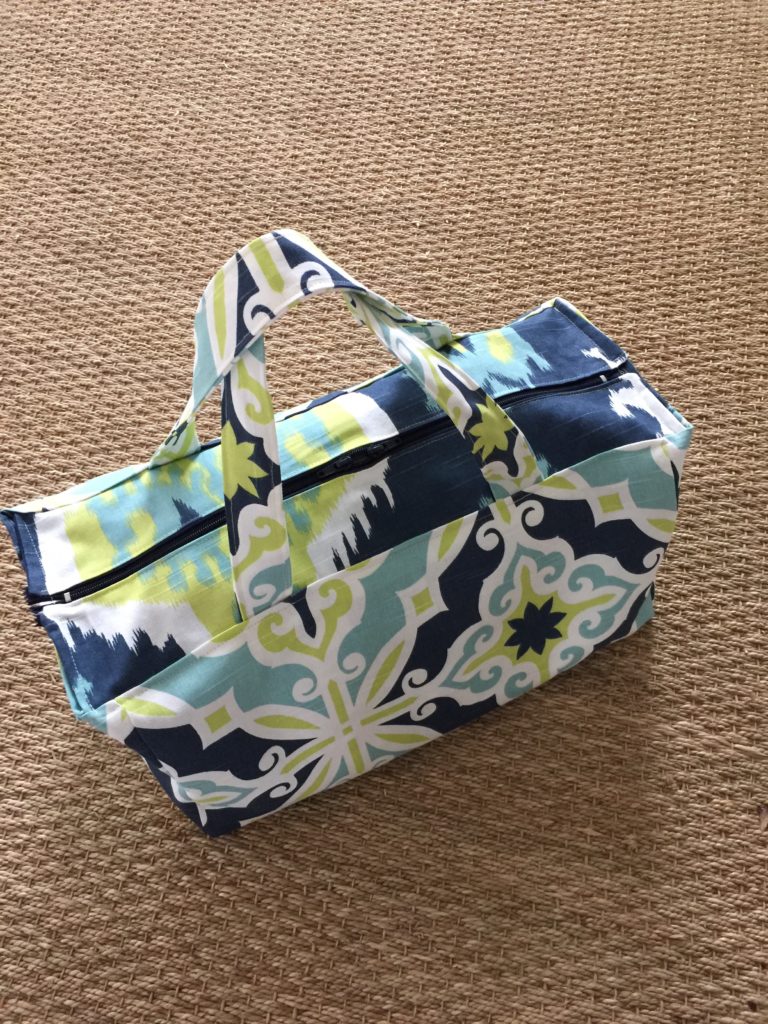 How to sew a zippered duffel tote bag Sewspire