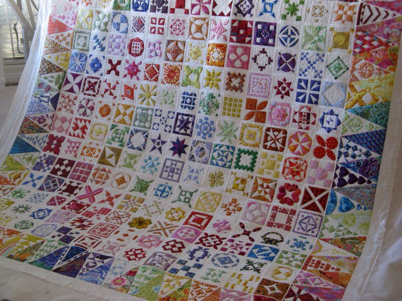 Rainbow Dear Jane Quilt Sew Sweetness