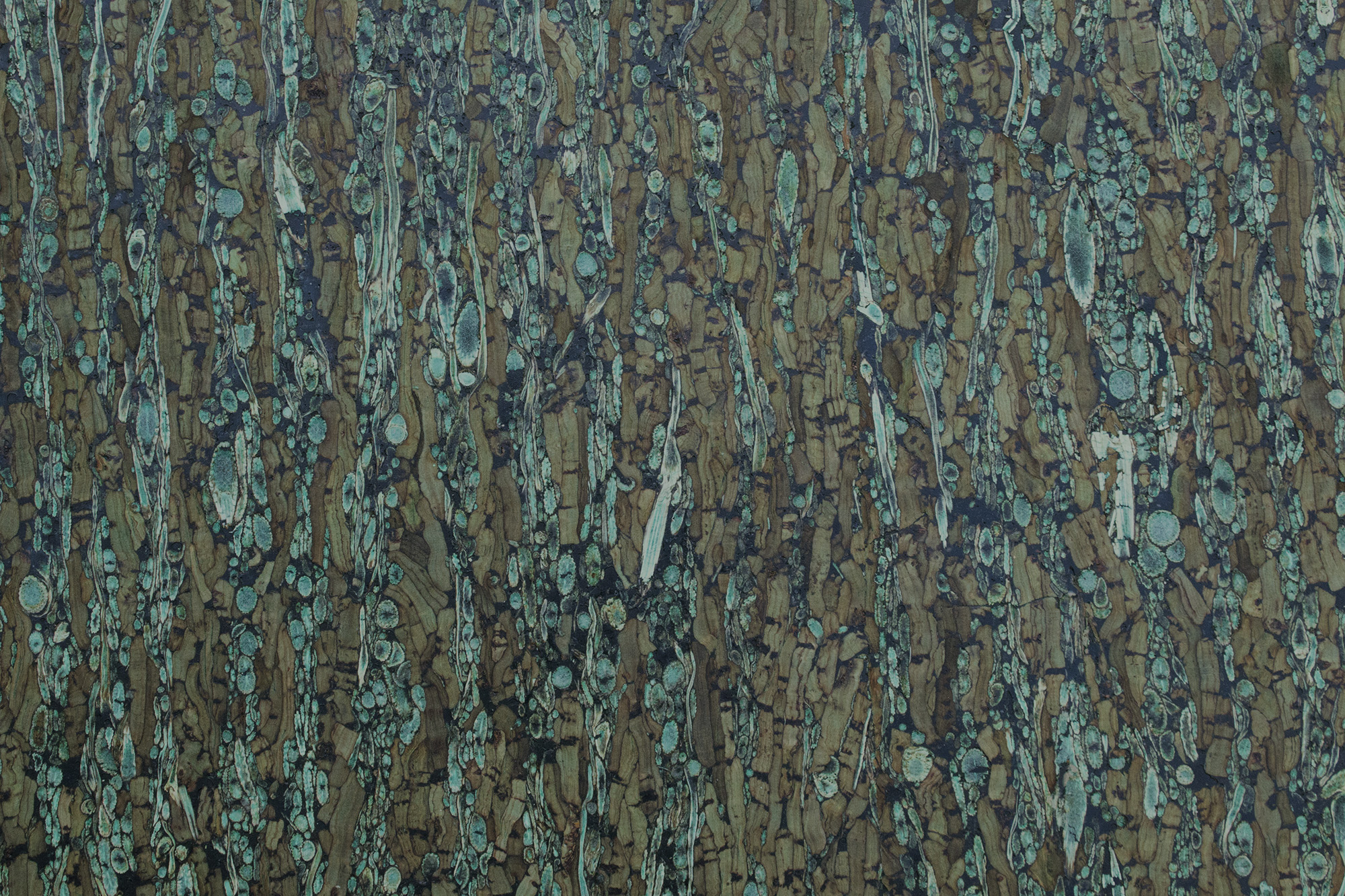 Natural Cork Fabric Cork & Fennel Green Sew Sweetness