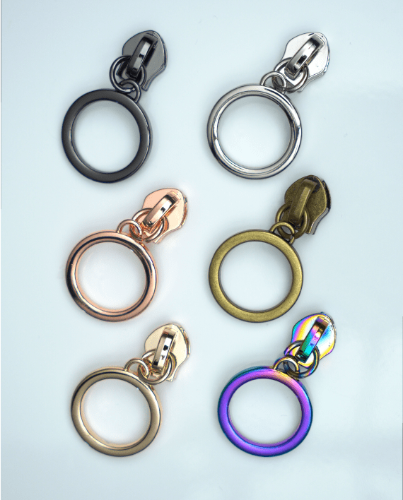 5 Ring Zipper Pulls Sew Sweetness