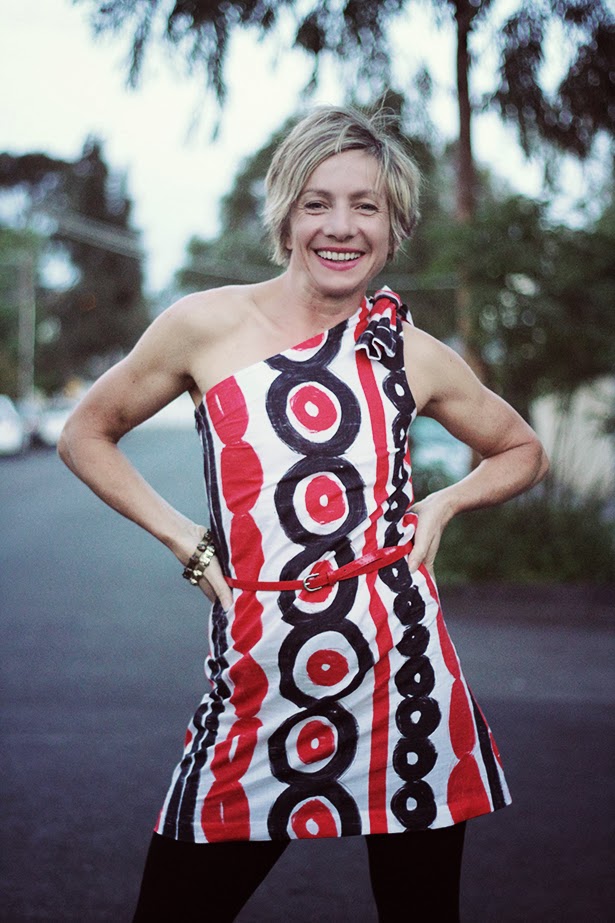 I heart St Kilda dress sewthispattern by nine stitches