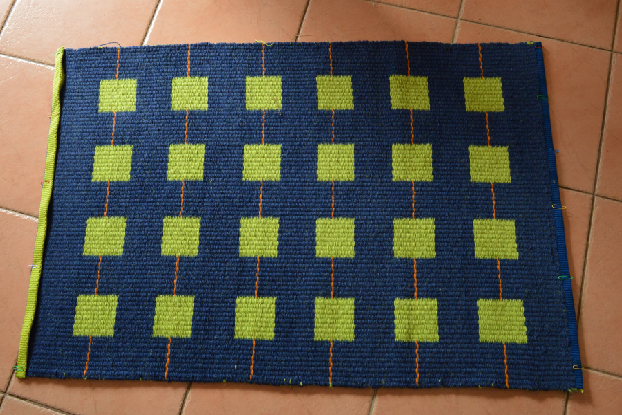 Weaving My rug is finished sewTREEFROG