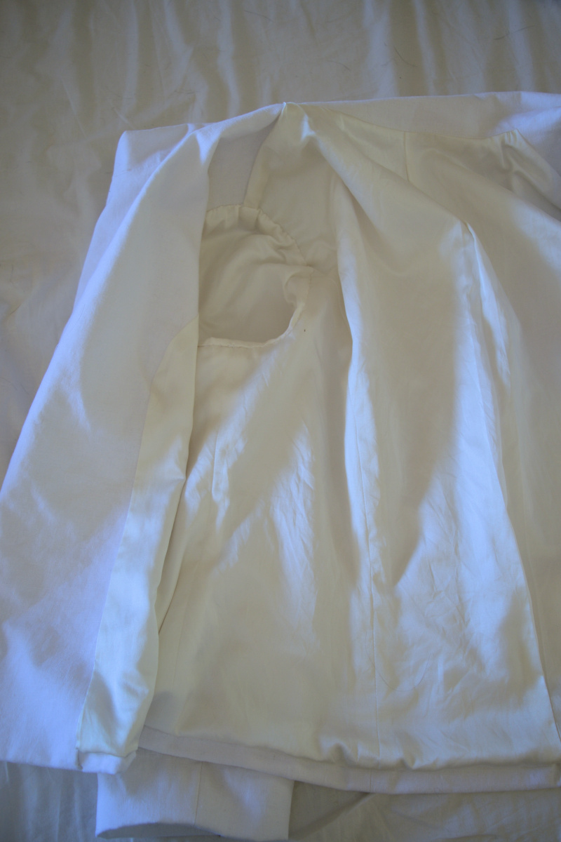 Butterick 5958 White linen jacket sewTREEFROG