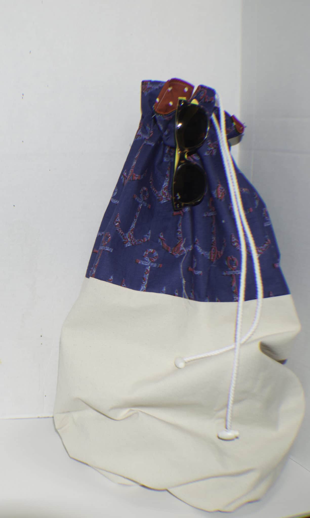 Sew a Drawstring Beach Bag