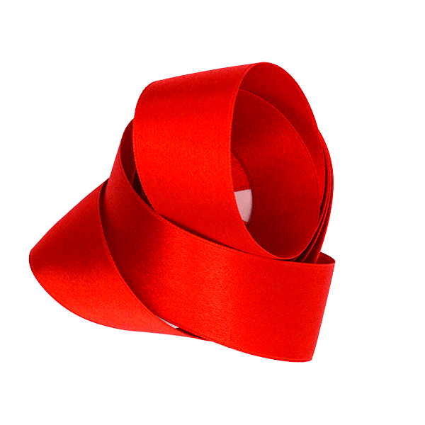 Red Silk Satin Ribbon Sew Vintagely