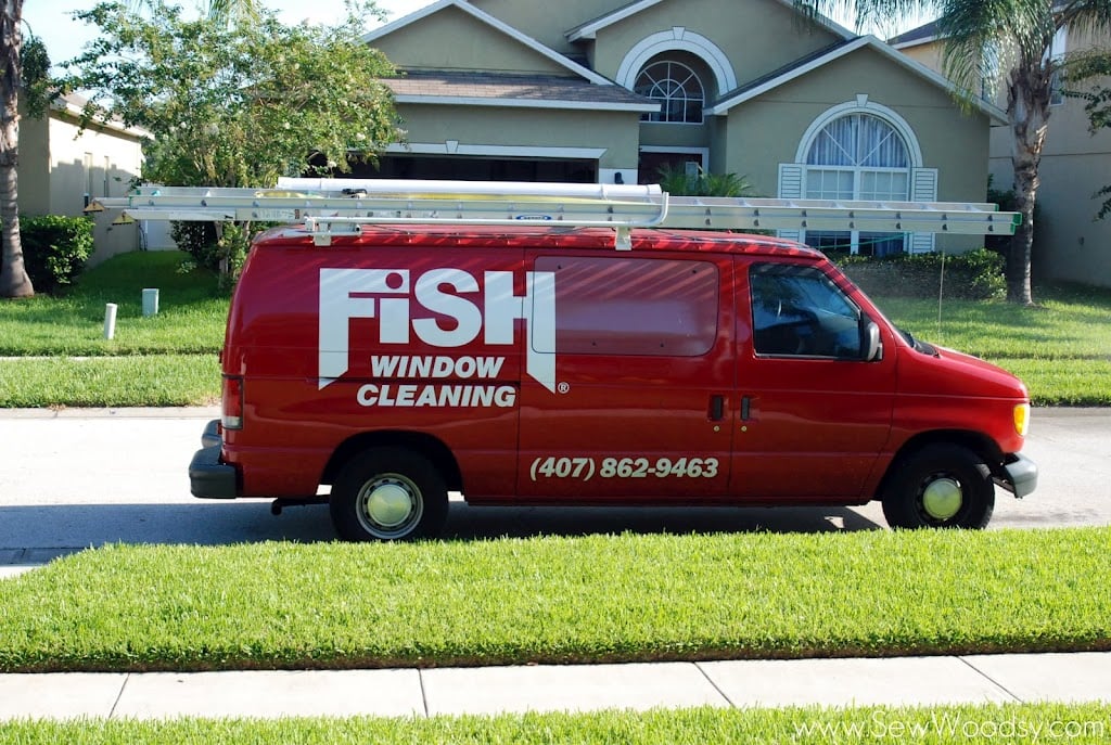Sparkling Clean Windows thanks to FISH Window Cleaning! Sew Woodsy