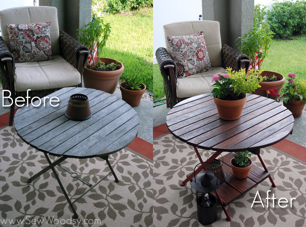 Restored Wood Outdoor Table Sew Woodsy