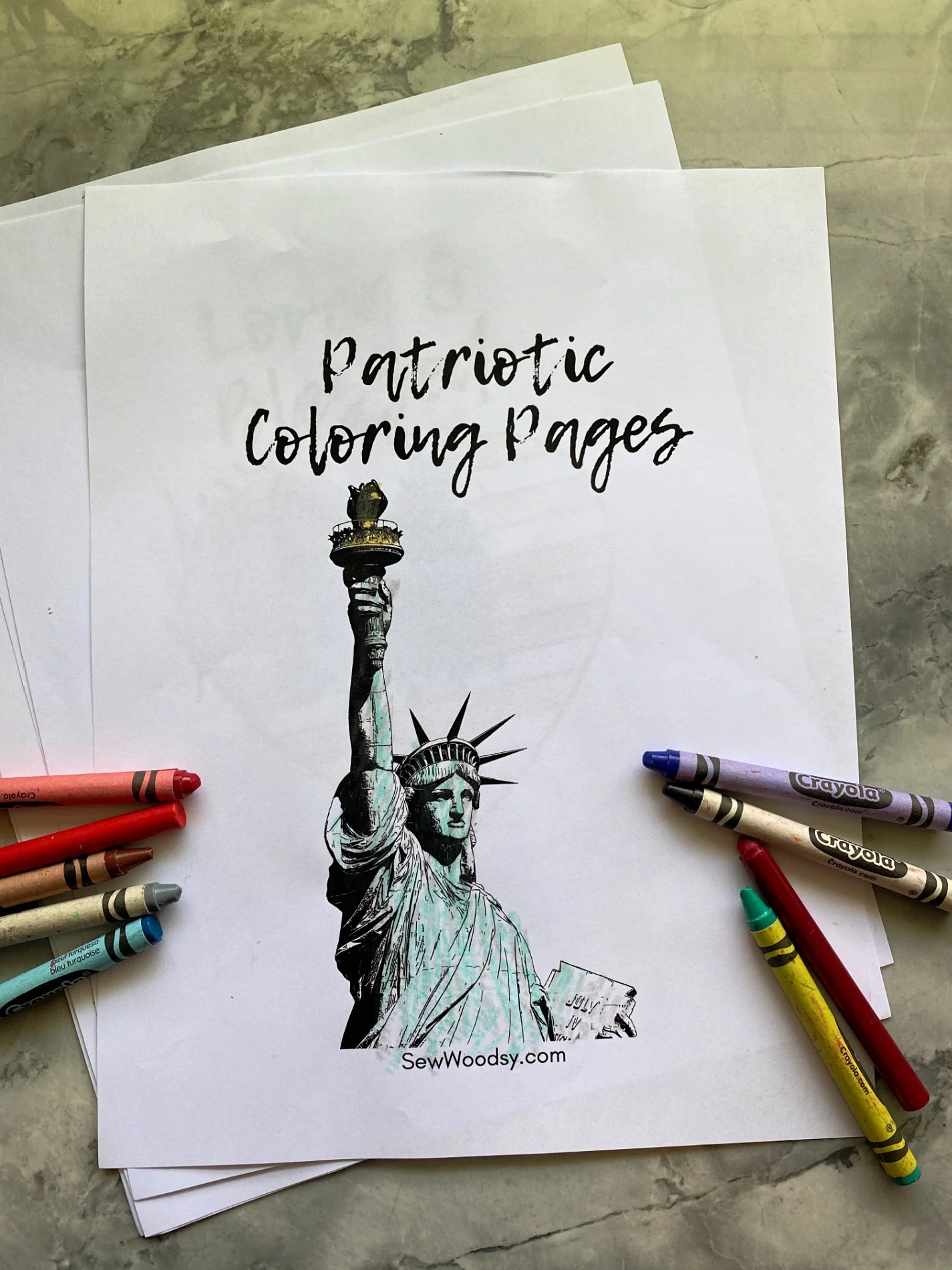 The best free, printable patriotic coloring pages! Patriotic Coloring Pages