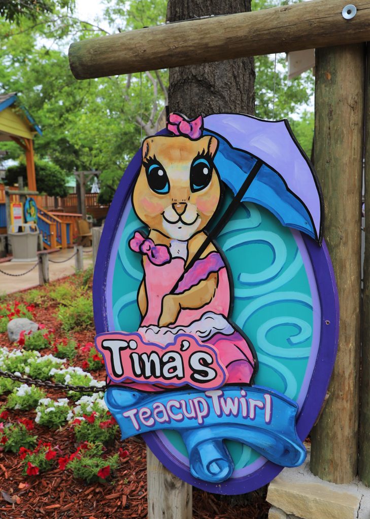 Tina's Tea Cup Twirl Frontier City
