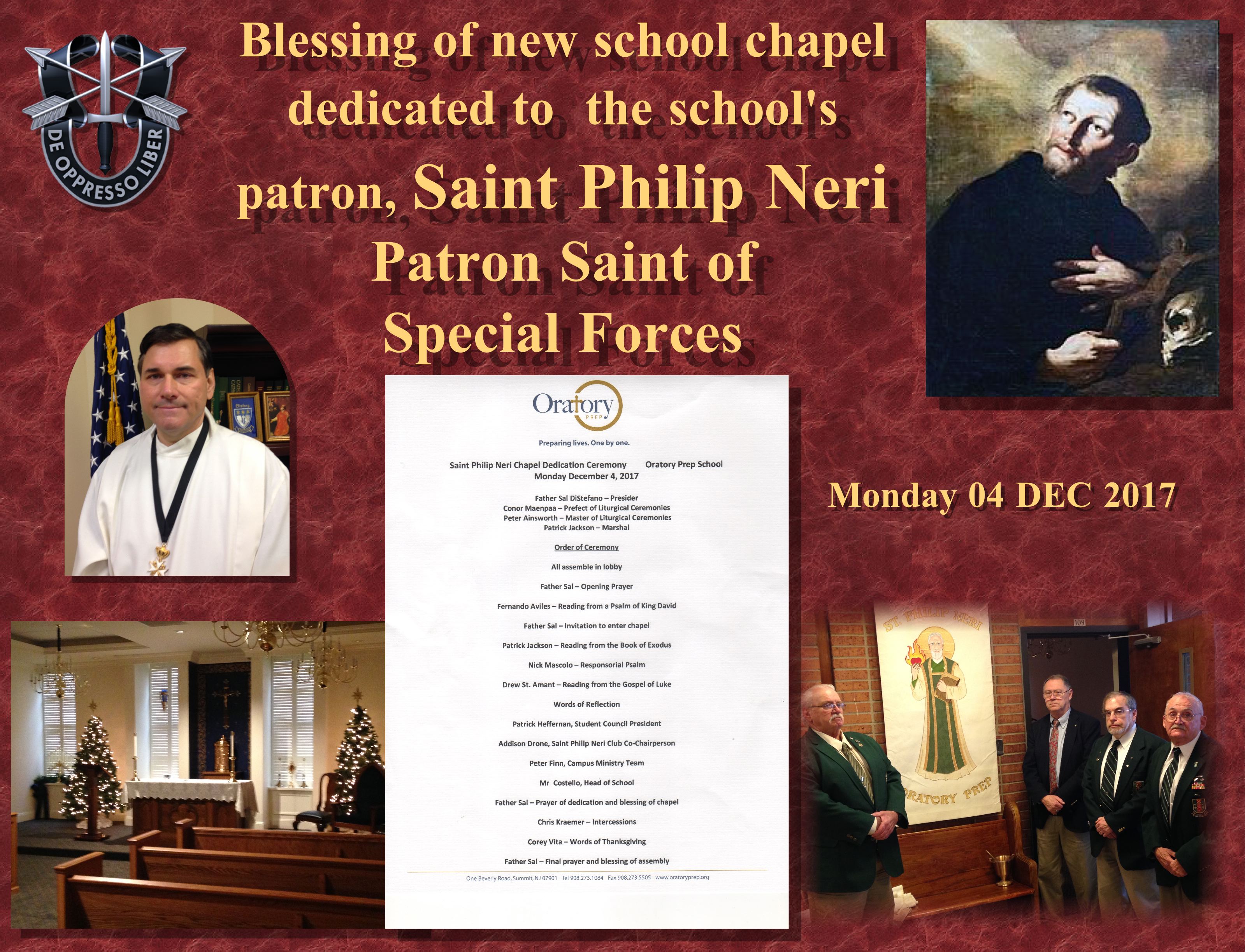 Saint Philip Neri Special Forces Association Chapter 19