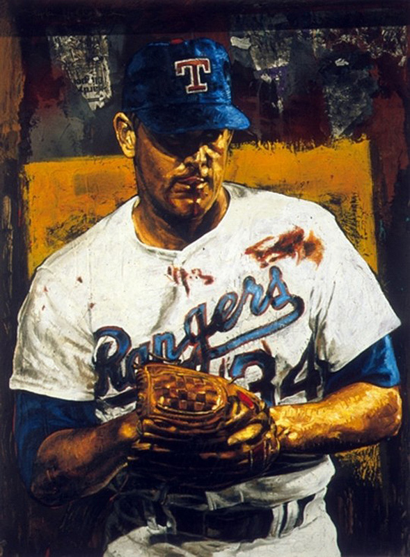 Bloody Nolan Ryan Texas Rangers, 2005 San Francisco Art Exchange