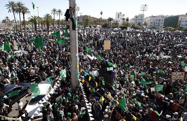A million march in Tripoli against NATO A million march in Tripoli against NATO