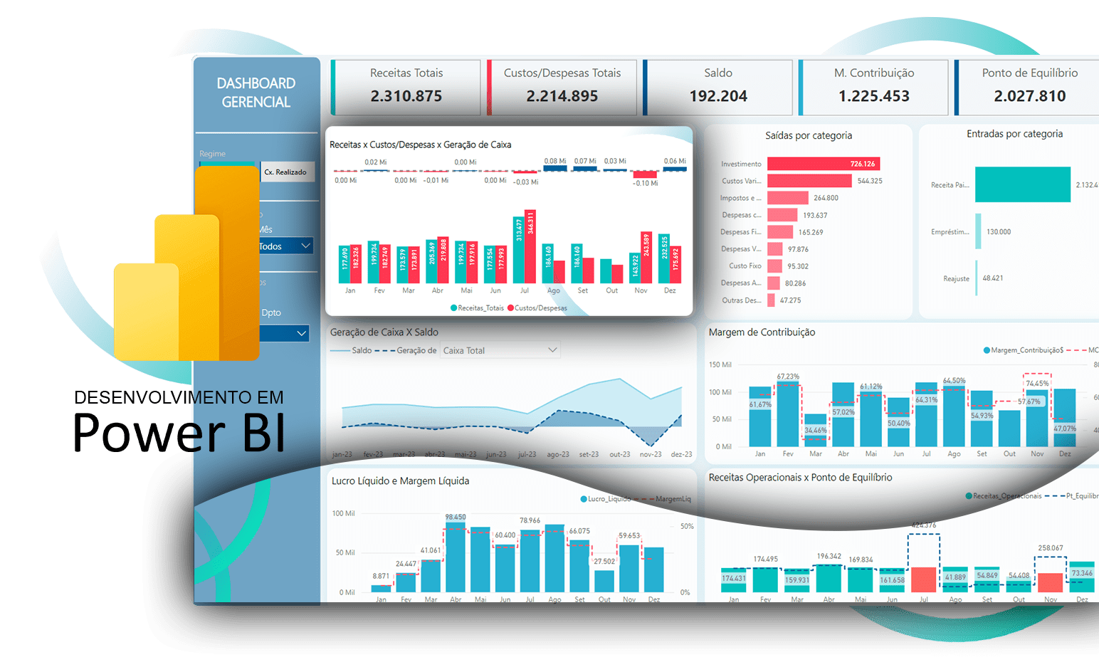 Dashboard em Power BI – SFB Planilhas