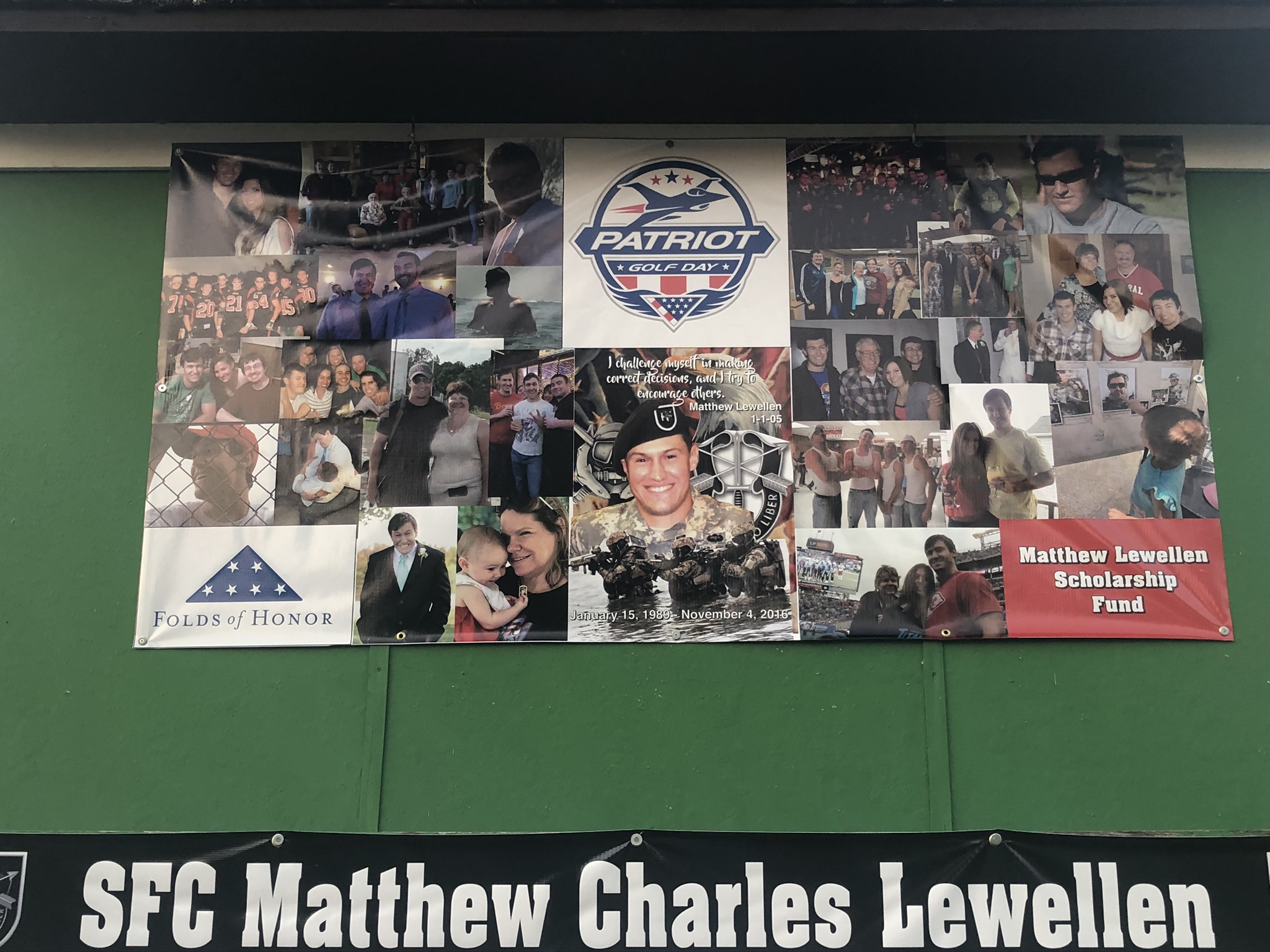 Patriot Golf Day SFC Matthew Charles Lewellen Foundation